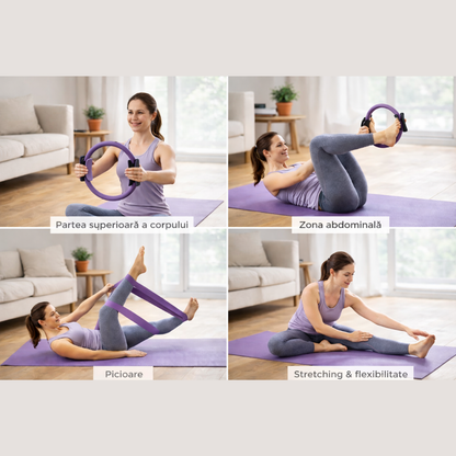 Set Fitness pentru Antrenamente Complete Acasă–AuraFit Harmony Set