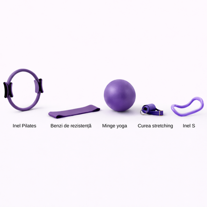 Set Fitness pentru Antrenamente Complete Acasă–AuraFit Harmony Set